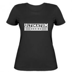 Женская футболка Ultimatum Boxing - PrintSalon