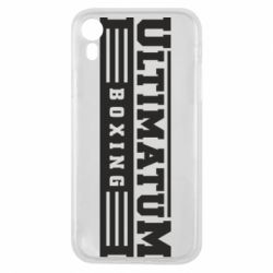 Чехол для iPhone XR Ultimatum Boxing - PrintSalon