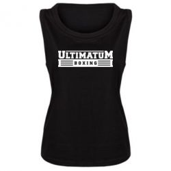 Женская майка Ultimatum Boxing - PrintSalon