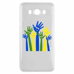 Чехол для Samsung J7 2016 Улыбки на руках - PrintSalon