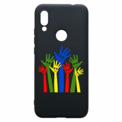 Чехол для Xiaomi Redmi 7 Улыбки на руках - PrintSalon
