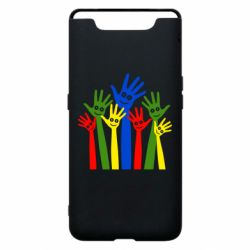Чехол для Samsung A80 Улыбки на руках - PrintSalon