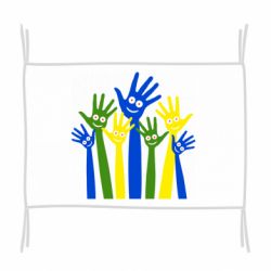 Флаг Улыбки на руках