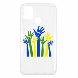Чехол для Samsung M31 Улыбки на руках - PrintSalon
