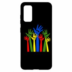Чехол для Samsung S20 Улыбки на руках - PrintSalon