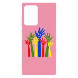 Чехол для Samsung Note 20 Ultra Улыбки на руках - PrintSalon