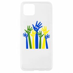 Чехол для Oppo A92s Улыбки на руках - PrintSalon