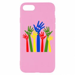 Чехол для iPhone SE 2022 Улыбки на руках - PrintSalon