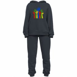 Женский костюм Улыбки на руках - PrintSalon