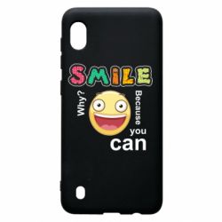 Чехол для Samsung A10 Улыбнись. Ты можешь. - PrintSalon