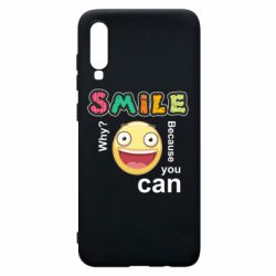 Чехол для Samsung A70 Улыбнись. Ты можешь. - PrintSalon