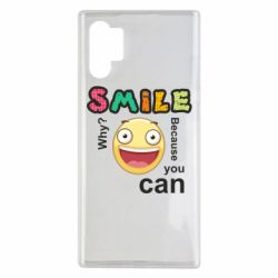 Чехол для Samsung Note 10 Plus Улыбнись. Ты можешь. - PrintSalon