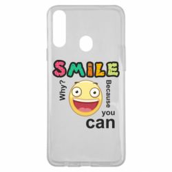 Чехол для Samsung A20s Улыбнись. Ты можешь. - PrintSalon