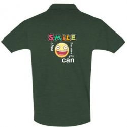 Мужское поло Улыбнись. Ты можешь.