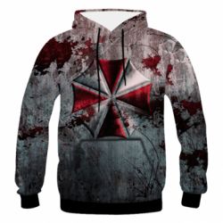 Чоловіче 3D худі Umbrella Corporation art - PrintSalon