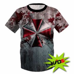 Дитяча 3D футболка Umbrella Corporation art - PrintSalon
