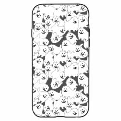 Чехол для iPhone 6/6S Undertale dog - PrintSalon