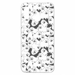 Чехол для Samsung A30 Undertale dog - PrintSalon