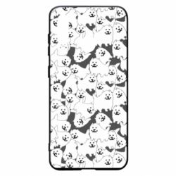 Чехол для Samsung A60 Undertale dog - PrintSalon