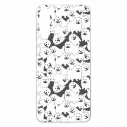 Чехол для Samsung A70 Undertale dog-PrintSalon Чехол для Samsung A70 Undertale dog