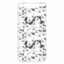 Чехол для Samsung A80 Undertale dog - PrintSalon