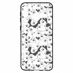 Чехол для Samsung M30 Undertale dog - PrintSalon