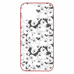 Чехол для iPhone 12 Undertale dog - PrintSalon