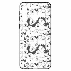 Чехол для Samsung A21 Undertale dog - PrintSalon