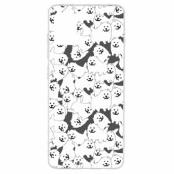 Чехол для Samsung A51 Undertale dog - PrintSalon