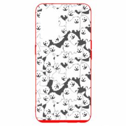 Чехол для Oppo Reno 5 4G Undertale dog - PrintSalon