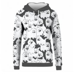 Женское 3D худи Undertale dog