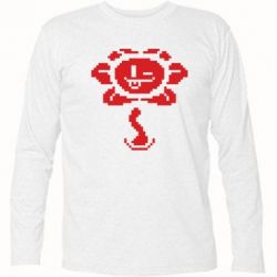 Футболка с длинным рукавом Undertale Flowey - PrintSalon