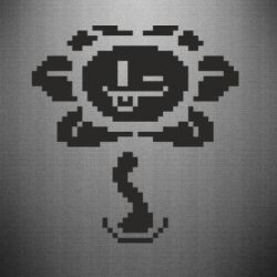 Наклейка Undertale Flowey - PrintSalon