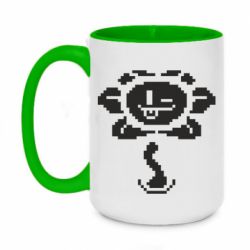 Чашка двухцветная 420ml Undertale Flowey - PrintSalon