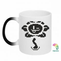 Чашка-хамелеон Undertale Flowey - PrintSalon
