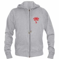 Мужское худи на молнии Undertale Flowey - PrintSalon