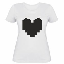 Жіноча футболка Undertale heart - PrintSalon