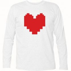 Футболка з довгим рукавом Undertale heart - PrintSalon