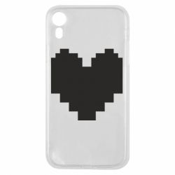 Чехол для iPhone XR Undertale heart