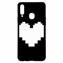 Чохол для Samsung A20s Undertale heart - PrintSalon