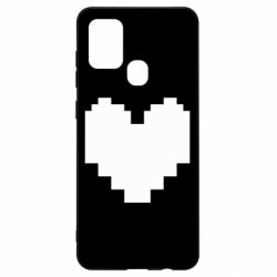 Чохол для Samsung A21s Undertale heart - PrintSalon