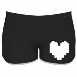 Жіночі шорти Undertale heart - PrintSalon