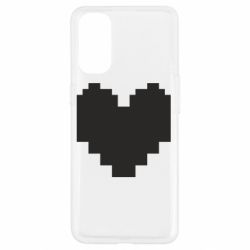 Чохол для Oppo Reno 4Undertale heart - PrintSalon