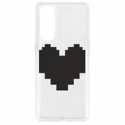 Чохол для Oppo Reno 4 Pro Undertale heart - PrintSalon