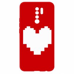 Чохол для Xiaomi Redmi 9 Undertale heart - PrintSalon