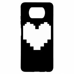 Чохол для Xiaomi Poco X3 Undertale heart - PrintSalon