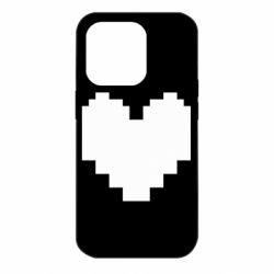 Чохол для iPhone 14 Pro Undertale heart - PrintSalon