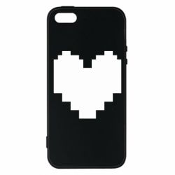 Чохол для iphone 5/5S/SE Undertale heart - PrintSalon