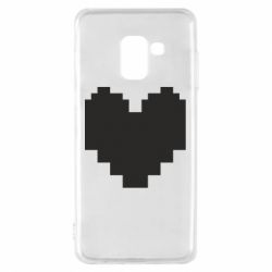 Чохол для Samsung A8 2018 Undertale heart - PrintSalon