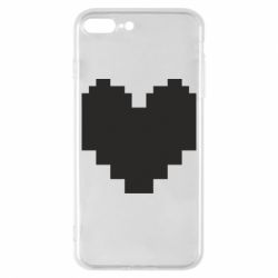 Чехол для iPhone 8 Plus Undertale heart